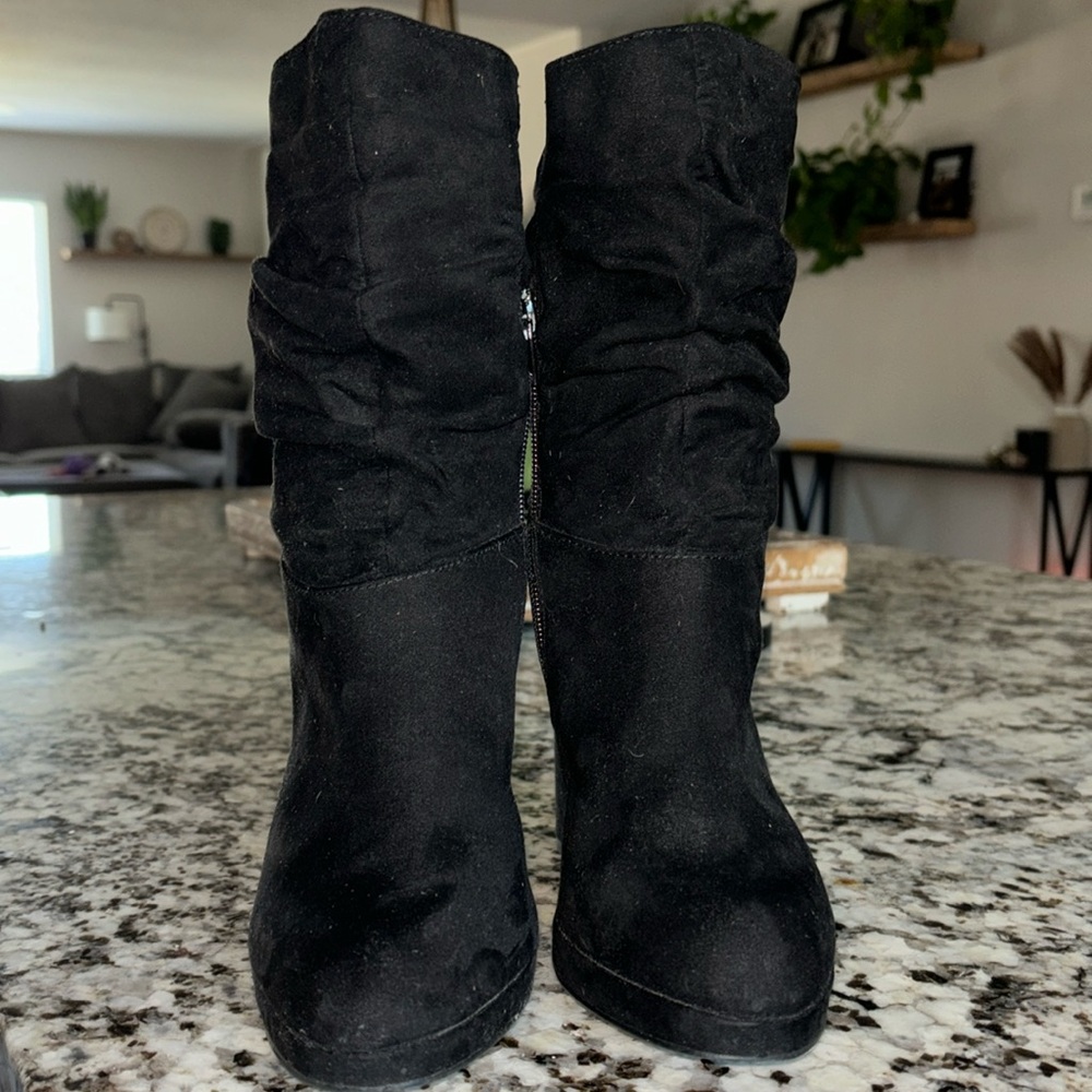 Black boots
